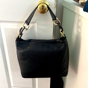 New Michael Kors black leather bag New without tags! Never used! Great hobo!
